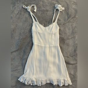 Reformation Mini Dress, ribbon strap, size 00-0